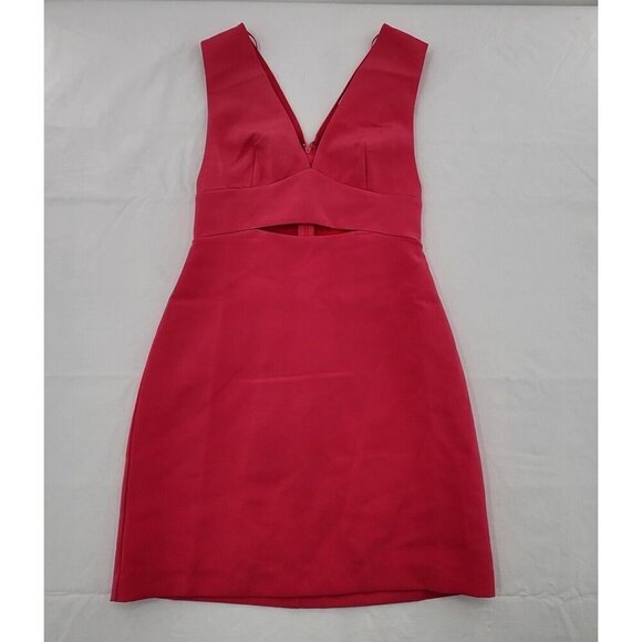 Endless Rose Mini Dress Womens Size XS  Pink V Neck Cut Out Detail - Picture 1 of 7